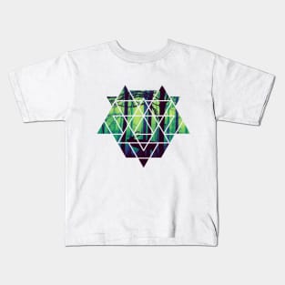 Triangle of Misty Forest Kids T-Shirt